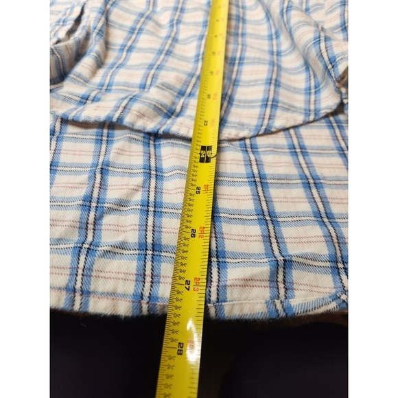 Madewell Flannel Oversized Boyshirt in Benton Plaid Size XS - Picture 6 of 7